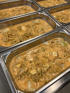 Curry de tofu au lait de coco