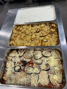 Étape montage Moussaka